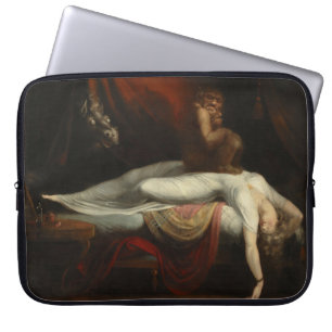 De nachtmerrie (door Henry Fuseli) Laptop Sleeve