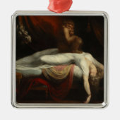 De nachtmerrie (door Henry Fuseli) Metalen Ornament (Voorkant)