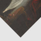 De nachtmerrie (door Henry Fuseli) Tissuepapier (Detail)