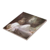 De nachtmerrie: Henry Fuseli 18e quater. Tegeltje (Zijkant)