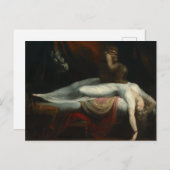 De Nachtmerrie Henry Fuseli Schilderij Briefkaart (Voorkant / Achterkant)