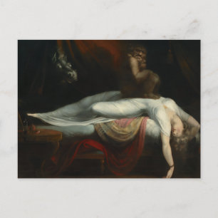 De Nachtmerrie Henry Fuseli Schilderij Briefkaart