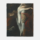 De Nachtmerrie Henry Fuseli Schilderij Fleece Deken (Voorkant)