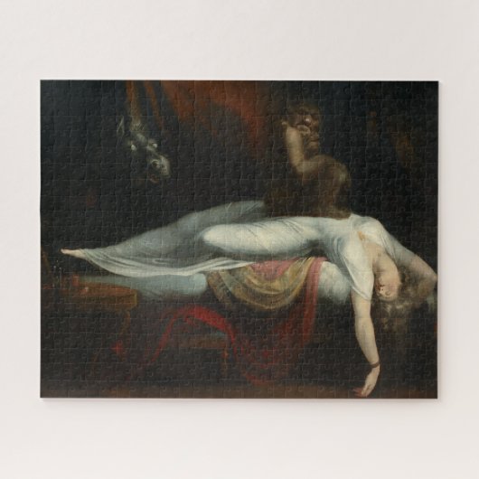De Nachtmerrie Henry Fuseli Schilderij Legpuzzel (Horizontaal)