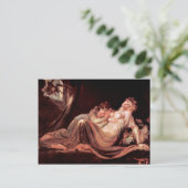 De nachtmerrie liet het kamp twee slaapmeisjes ach briefkaart (Staand voorkant)