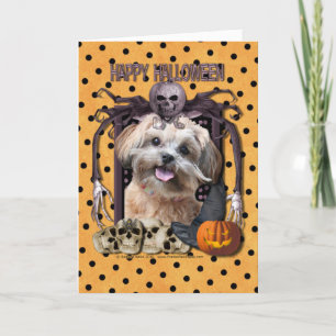 De Nachtmerrie van Halloween - ShihPoo - Maggie Kaart