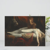 De Nachtmerrie (van Henry Fuseli) Kaart (Staand voorkant)