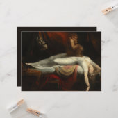 De Nachtmerrie (van Henry Fuseli) Kaart (Voorkant / Achterkant in situ)