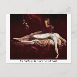 De nachtmerrie van Johann Heinrich Fuseli Briefkaart