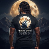 De Nachtploeg Wolf Tri-Blend Shirt