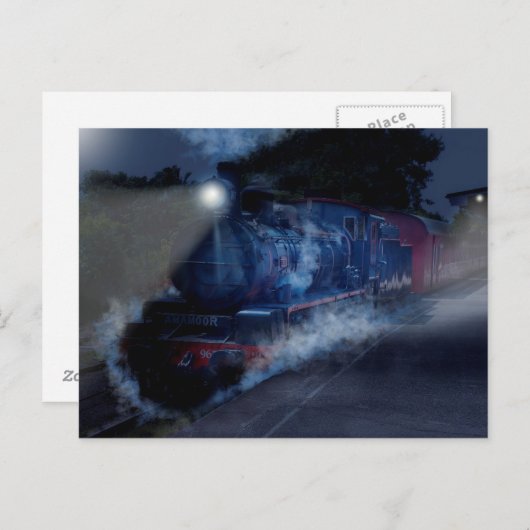 De nachttrein briefkaart (Voorkant / Achterkant)