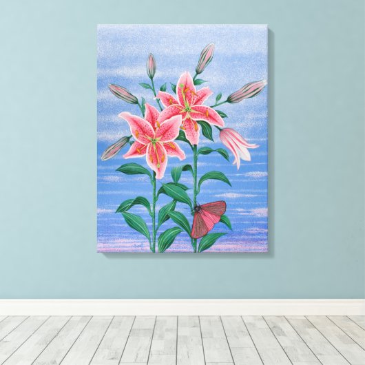 De nachtverschuiving 2011 canvas afdruk (Insitu (Houten vloer))