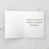 "De nachtvlucht van de Kerstman" Feestdagen Kaart (Binnen)