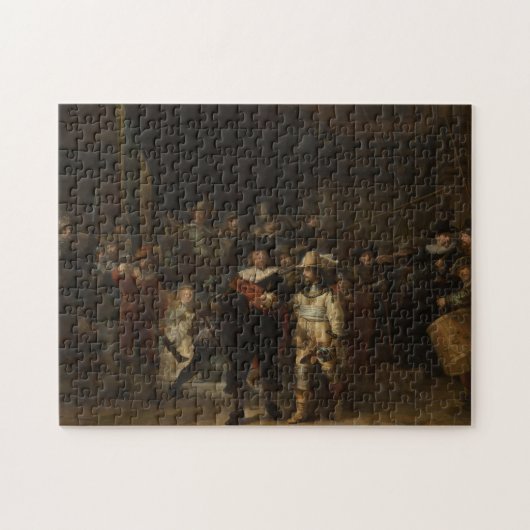 De Nachtwacht Rembrandt Barok Meesterwerk Legpuzzel (Horizontaal)