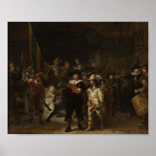 De Nachtwacht Rembrandt Barok Meesterwerk Poster