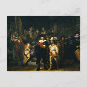 De Nachtwacht - Rembrandt Briefkaart