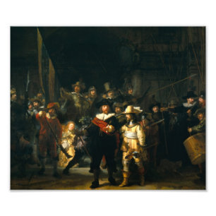 De Nachtwacht - Rembrandt Foto Afdruk