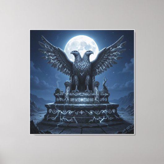 De Nachtwacht van het Orakel Canvas Afdruk (Voorkant)