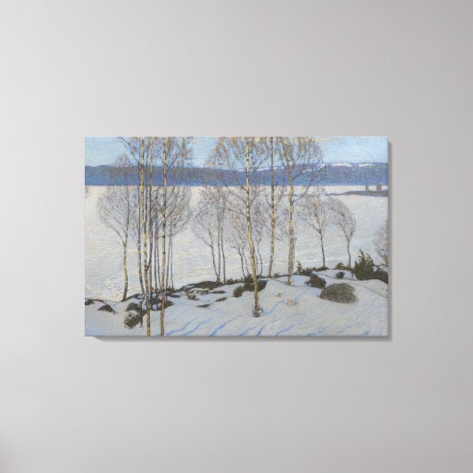 De naderende lente, 1903 (olie op canvas) canvas afdruk (Voorkant)