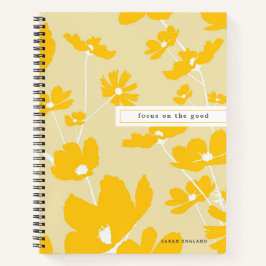 De nadruk van het citaat op het goede floral Notit Notitieboek