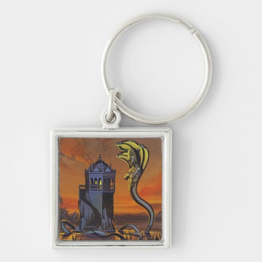 De Naga-King (kleurenlitho) Sleutelhanger (Voorkant)