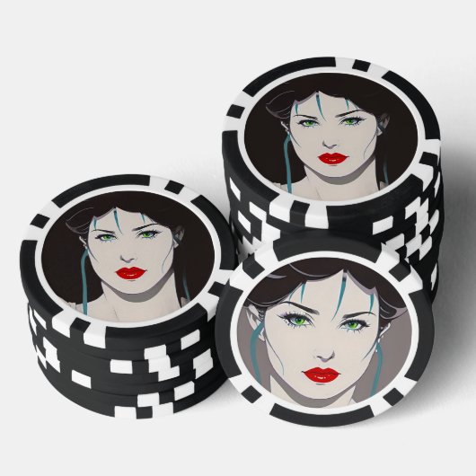 De Nagelesque Poker Chips (Opstapeling)