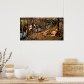 De Naiad door John William Waterhouse Poster (Keuken)