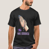 De Nail Goddess Nail Tech T-shirt (Voorkant)