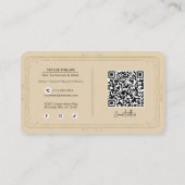 De Nail Tech Mystieke Tarot Social Media QR Visitekaartje (Achterkant)