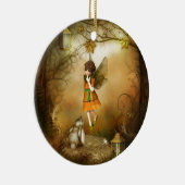 De najaarsavond keramisch ornament (Rechts)