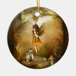 De najaarsavond keramisch ornament