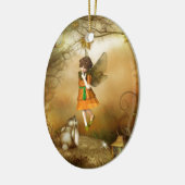 De najaarsavond keramisch ornament (Links)