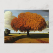 De najaarse surrogaatsurrogaat-stijl briefkaart (Voorkant)