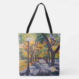 De najaarsroute laat de weg vallen tote bag