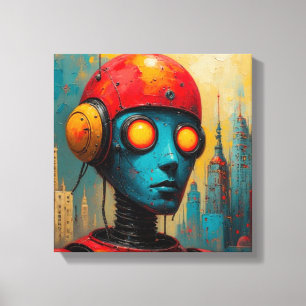 De namaakman-4 canvas afdruk