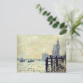 De namen onder Westminster - Claude Monet Briefkaart (Staand voorkant)