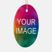 De namen uploaden Uw Sjabloon van de Logo van het  Keramisch Ornament (Rechts)