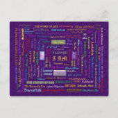 De namen van Gods briefkaart (Voorkant)