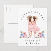 De namen van het Citaat van het Citaat van Vriende Briefkaart (Voorkant / Achterkant)