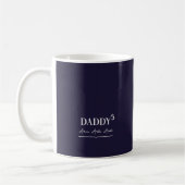 De namen van het Modern Simple Daddy Cubed Typogra Koffiemok (Links)