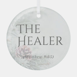 "De namen van Jesus" Glass Ornament - De Healer
