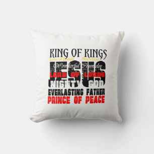 De namen van Jesus Isaiah 9:6 Christelijk Kussen