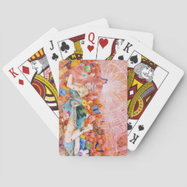 De namiddag pokerkaarten