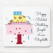 De namiddag van de nap- Belated Birthday: Muismat (Voorkant)