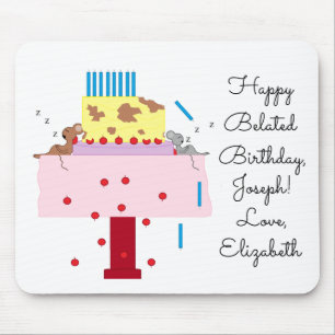 De namiddag van de nap- Belated Birthday: Muismat