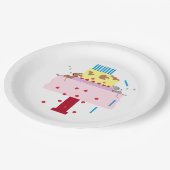 De namiddag van de nap- Belated Birthday Papieren Bordje (Gekanteld)