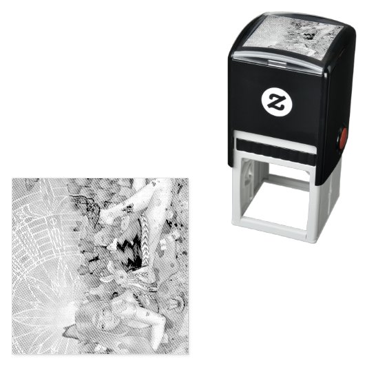 De namiddag  zelfinktende stempel (In situ)