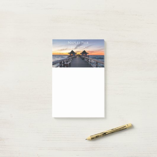De Napels Pier in Florida nieuwigheid Post-it® Notes (Op bureau)