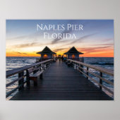 De Napels Pier in Florida Poster (Voorkant)