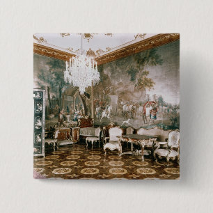De Napoleon-kamer in het Schonbrunn-paleis Vierkante Button 5,1 Cm